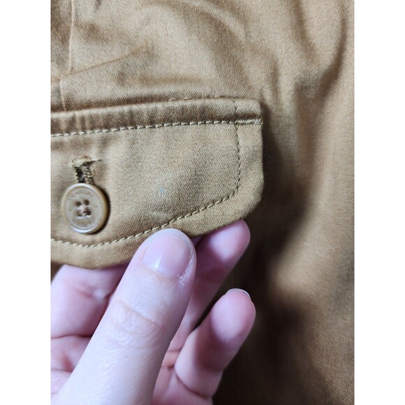 ​Jones New York Signature Petite 6P Tan Crop  Stretch Pants Office Career - Picture 5 of 7